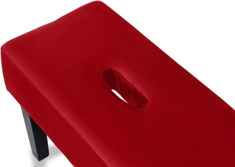 Табурет мягкий Handy ОГОГО (арт.671366), (Велюр,Экокожа/Бордовый)