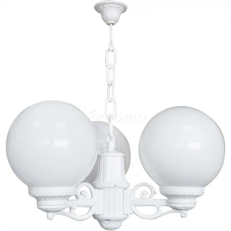 Люстра подвесная уличная Fumagalli, 3 плафона, белый