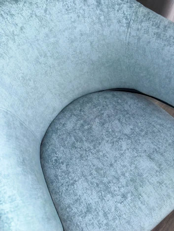 Стул M-City ДИЛЛ, цвет RAIN 7 бриз, велюр / черный каркас