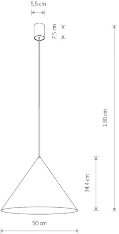 Подвесной светильник Nowodvorski Zenith L Black 8005 (220V, на проводе)