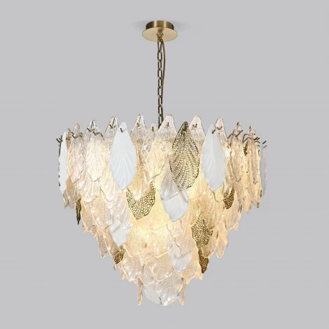 Подвесная люстра Wi-Fi Bogate's Leaf 369 (220V, управление смартфоном, голосовое управление, умный дом - Minimir Home, Алиса, Маруся, Салют, на цепи)