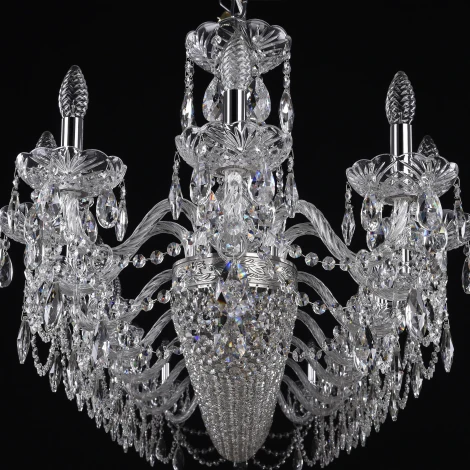 Подвесная люстра Bohemia 1453 1453/18/195/1500 Ni