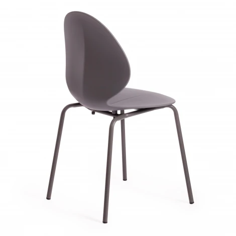 Стул EBAY (mod 03) серый (металл/пластик)