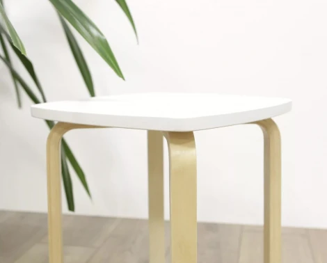 Табурет ТДК Эра Белый/Водный лак