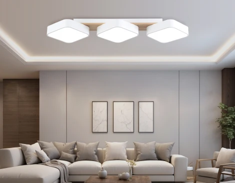 Потолочная люстра светодиодная с регулировкой цветовой температуры Ambrella COMFORT FL4877