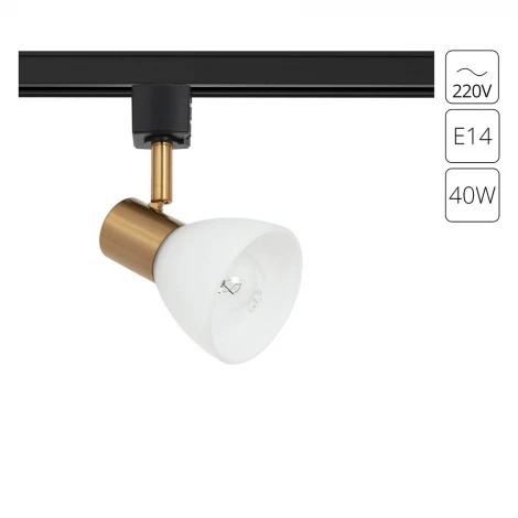 Трековый светильник Arte Lamp Falena A3117PL-1BK (220V)