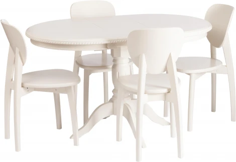 Стол STEFANO (Бук,МДФ /Белый)