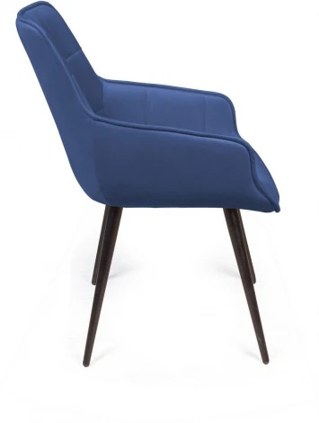 Стул Top Concept Capri поворотный 360 градусов, бархат синий 29 / опора конус