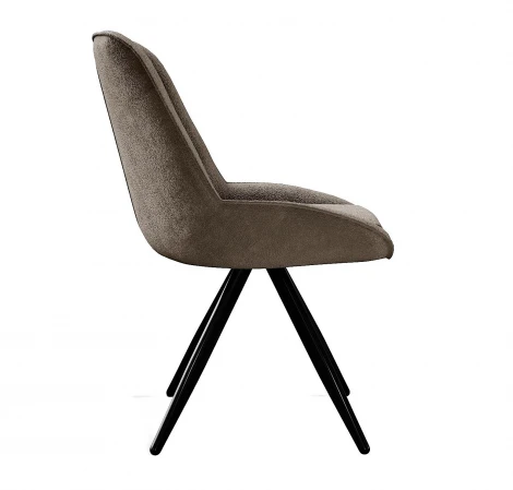 Стул DikLine 504 поворотный BL05 капучино, ножки черные 00-00084775