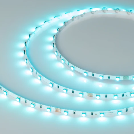 Светодиодная лента MINI-F60-5mm 24V RGB (6 W/m, IP20, 3535, 5m) (Arlight, узкая) 025706(2)