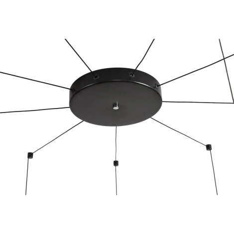 Люстра подвесная Lumion Stick 8400/27L черный/белый, металл/акрил LED 9*3W 3000K 220V