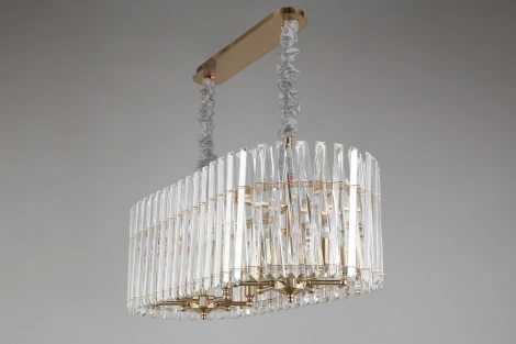 Подвесная люстра Aployt Verene APL.808.13.12 (220V, хрусталь, на цепи, свеча)