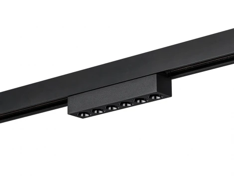 Трековый светильник светодиодный, магнитный, черный, 6Вт, 48V IP20 4000К Lumker SY-LINK SY-LINK-110-BL-6-NW