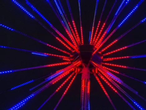 Светодиодная фигура "Фейерверк" диаметр 2,4м 24В, 1512LED, IP65 Laitcom FRW-240-T42