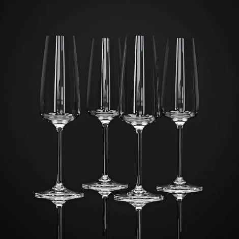 Хрустальные бокалы Dionys, шампанское (4 шт.) 0303/4 Strotskis