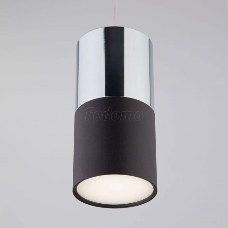 Подвесной светильник Eurosvet Mini Topper 50146/1 хром/черный