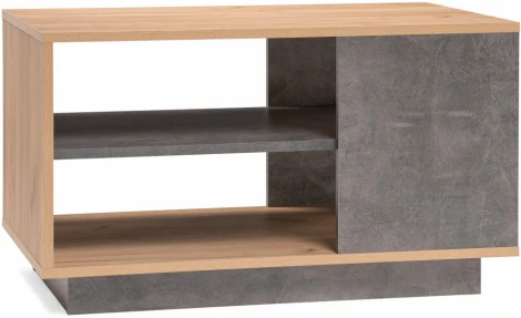 Журнальный стол Арчи 45303 (Арчи 12.01 78х50х46 дуб золотой craft / камень темный U3705) Mobi арт.339643