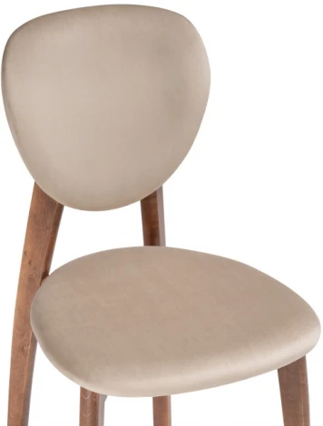 Деревянный стул Woodville Вакимо tenerife beige / миланский орех 543595