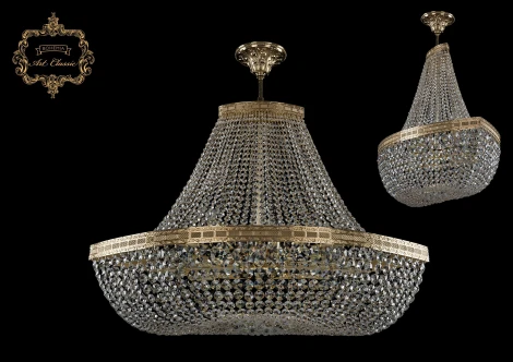 Потолочная люстра на штанге Art Classic 21.28 21.283.H1.90SP.G