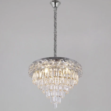 Подвесная люстра хрустальная Reluce 31070-0.4-500 MX CH