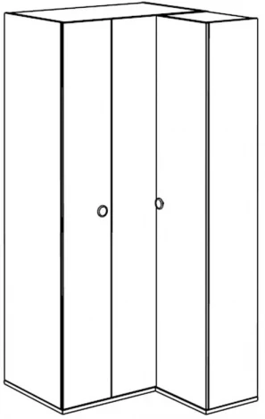 Шкаф Yummy угловой ОГОГО 518199