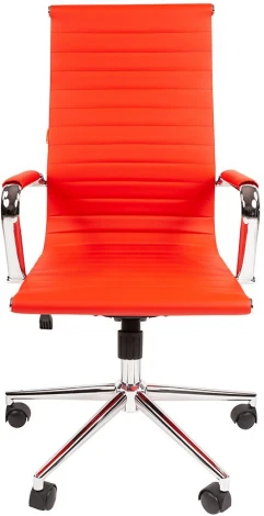 Компьютерное кресло CHAIRMAN 755 (Металл,Экокожа/Красный)