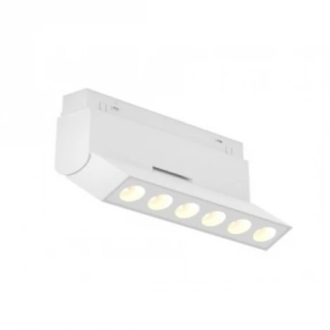 Трековый светильник Downlight светодиодный магнитный AM Group MAGNET GLASSES MAGNET AM418 LL-20B-6T-6W 3000K WH (48V)