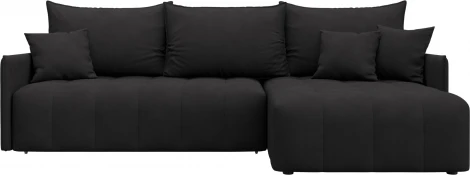 Диван угловой Лига-054 НПБ угол универсальный Лига Диванов (Замша) арт.129043