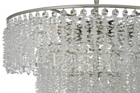 Потолочная люстра на штанге Arti Lampadari Napoli E 1.5.46.107 N (220V, хрусталь, круглые)