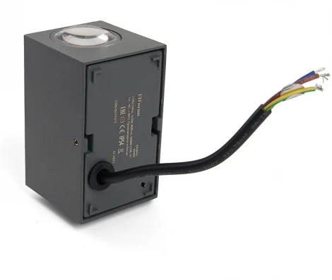 Архитектурная подсветка Feron Корфу 48488 DH055, 2*5W, 800Lm, 4000K, серый Бостон (LED, 220V, IP54)