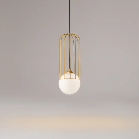 Подвесной светильник Maytoni Telford P361PL-01G (220V, на проводе, шар)