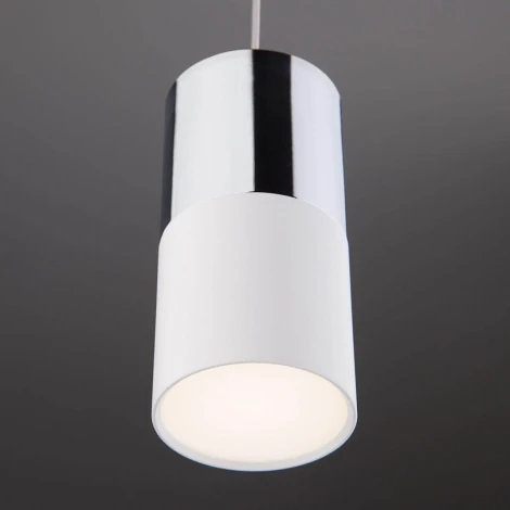 Подвесной светильник Eurosvet Mini Topper 50146/1 хром/белый