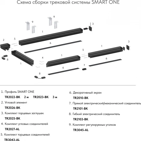 Соединитель Denkirs Smart TR2101-BK