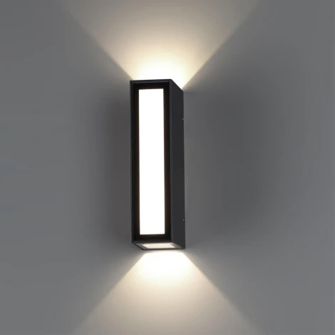 Светильник настенный светодиодный Novotech Strait 359194 IP54 LED 8W 220V 4000K 560Лм черный