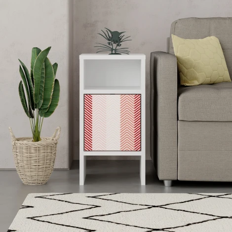 Прикроватная тумба GRANDMA'S NIGHTSTAND (Дерево/Белый) LEVE