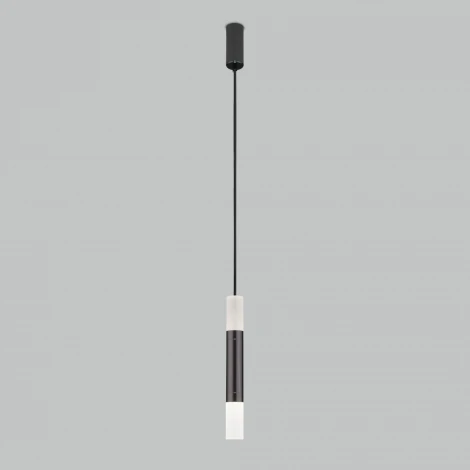 Подвесной светильник Eurosvet Axel 50210/1 LED черный жемчуг (220V, управление смартфоном, на проводе, круглые)