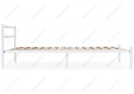 Двуспальная кровать Woodville Фади 160х200 белая 491589