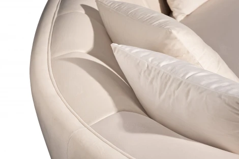 Диван трехместный бежевый 233*106*79см (без канта) Garda Decor 102AN-33832