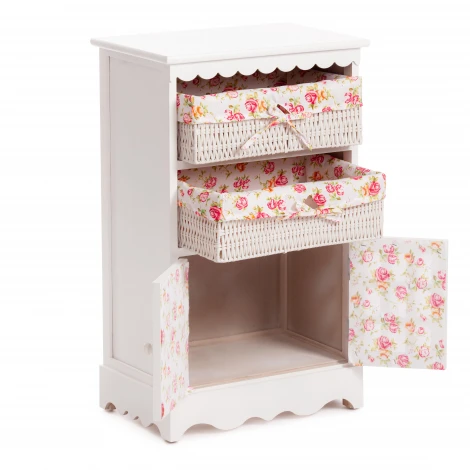 Комод с 2-мя корзинами Secret De Maison LE RAY ( mod.TT-WC004 ) Белый (White) (МДФ+Павловния)