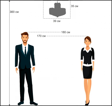 Подвесная люстра Arti Lampadari Ovada E 1.5.40.100 G (220V, хрусталь, на цепи)