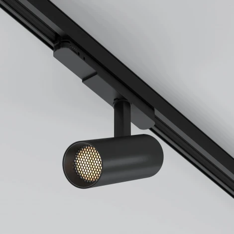 Трековый светильник трехфазный LED LGD-GERA-4TR-R55-10W Warm3000 (BK, 55 deg, 230V) (Arlight, IP20 Металл) 055149