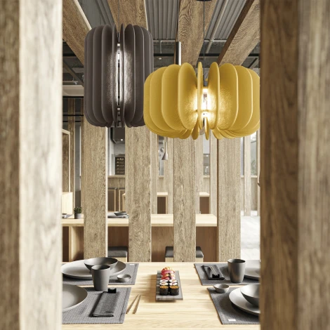 Подвесной светильник ST Luce Sentito SL3004.453.01 Черный/Серый E27 1*60W (220V, на проводе)