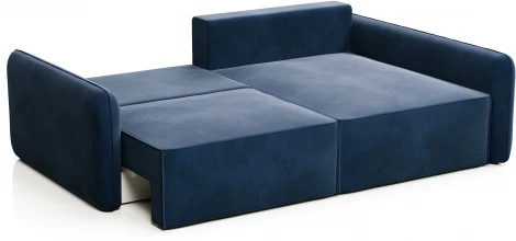 ПОРТЛЕНД Диван угловой синий D1 furniture арт.AAA41670005