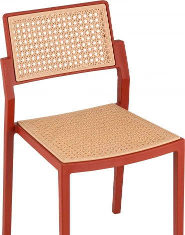 Стул пластиковый Milto красный Stool Group арт.УТ000039189