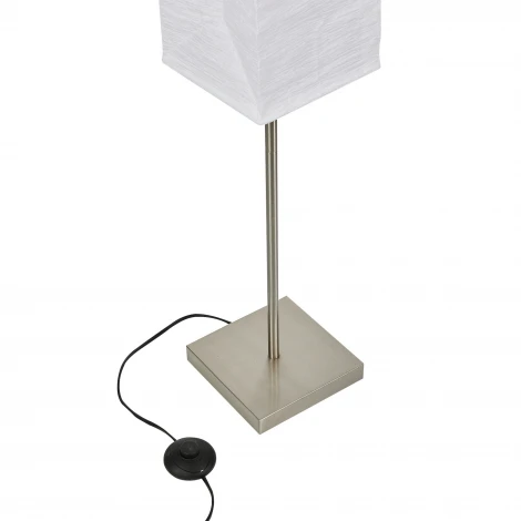 Торшер E27, 2х60W. механический выключатель, белый Uniel UML-T400 2хE27 WHITE