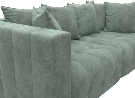 Диван прямой Лига-052 НПБ Лига Диванов (Велюр) арт.128766