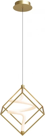 Подвесной светильник Maytoni Membrane MOD345PL-L11BS3K (LED, 220V, на проводе, куб)