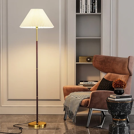 Торшер под лампу Е27, 40W. Медный/Белый Uniel UML-T522 E27 COPPER/WHITE