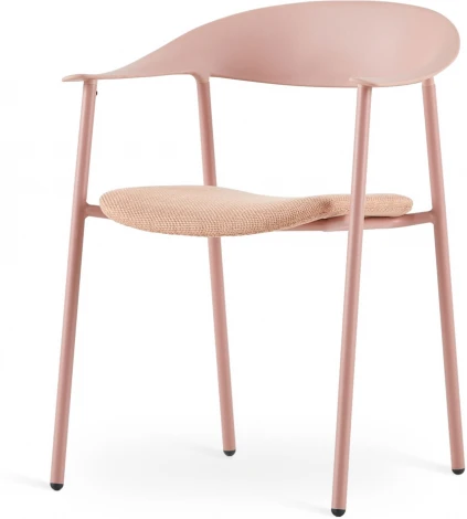 Стул Eila с подушкой пластик розовый Stool Group арт.УТ000039780