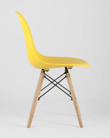 Стул Eames Style DSW желтый x4 (разборный каркас) Stool Group арт.УТ000037604